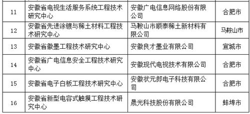 安徽13家省工程技术研究中心整改未通过被取消资格